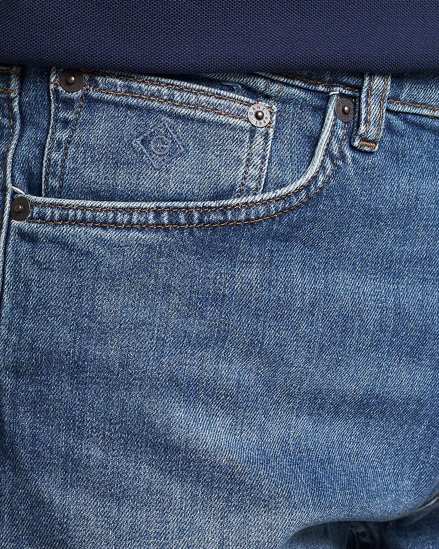 Homme | Shorts | GANT | Arley Denim Shorts Light Blue