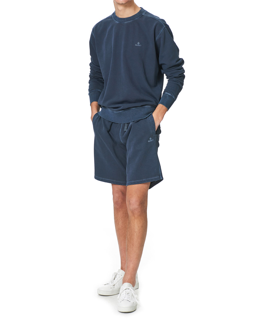Homme | Shorts | GANT | Sunbleached Sweatshorts Evening Blue