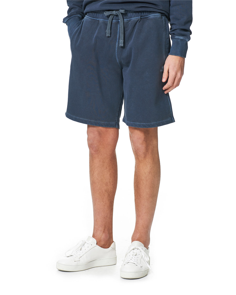Homme | Shorts | GANT | Sunbleached Sweatshorts Evening Blue