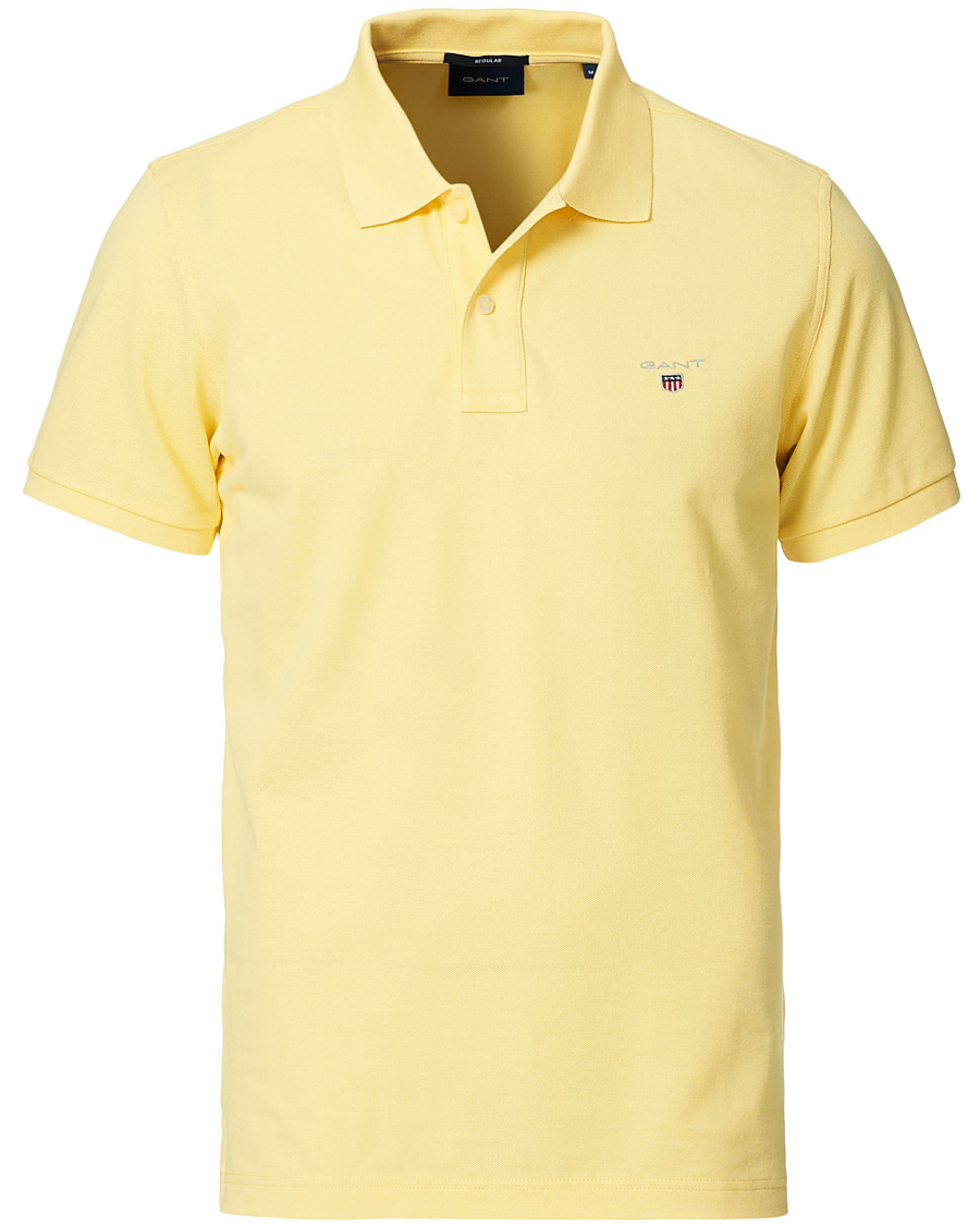Homme | Polos | GANT | The Original Polo Banana Yellow
