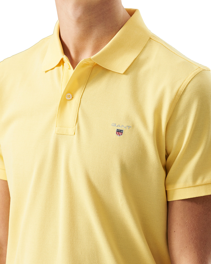 Homme | Polos | GANT | The Original Polo Banana Yellow