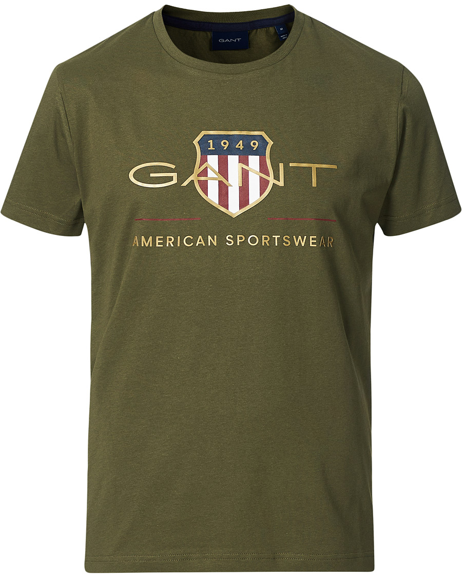 Homme | T-shirts | GANT | Archive Shield Logo Tee Racing Green