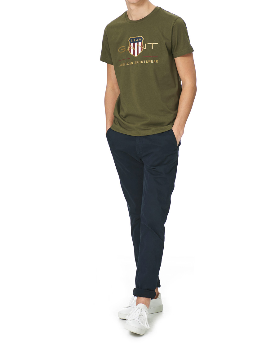 Homme | T-shirts | GANT | Archive Shield Logo Tee Racing Green