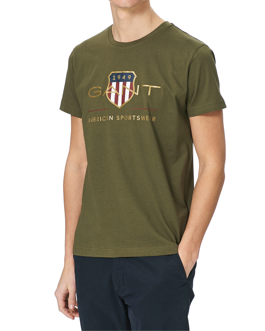 Homme | T-shirts | GANT | Archive Shield Logo Tee Racing Green