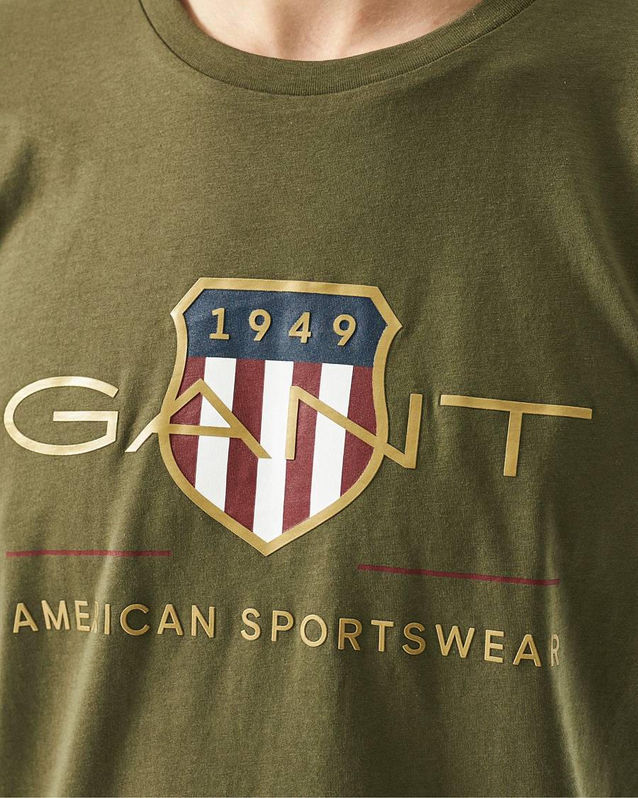 Homme | T-shirts | GANT | Archive Shield Logo Tee Racing Green