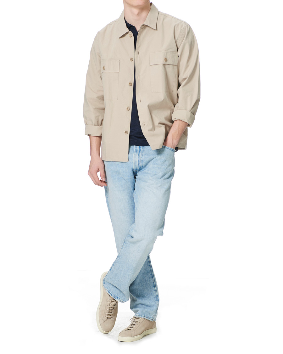 Heren | Overhemden | GANT | Ripstop Overshirt Plaza Taupe