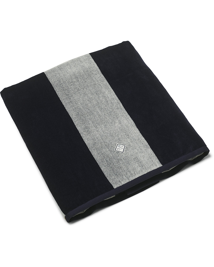 Homme | GANT Striped Bath Towel Evening Blue | GANT | Striped Bath Towel Evening Blue