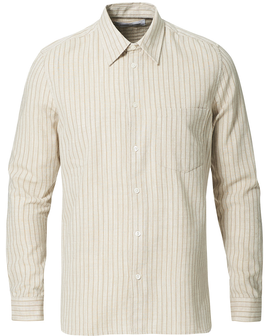 Homme | Chemises | Samsøe Samsøe | Samsøe & Samsøe Liam Cotton Linen Shirt Pure Cashmere