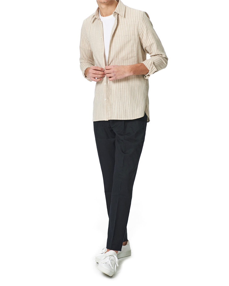 Homme | Chemises | Samsøe Samsøe | Samsøe & Samsøe Liam Cotton Linen Shirt Pure Cashmere