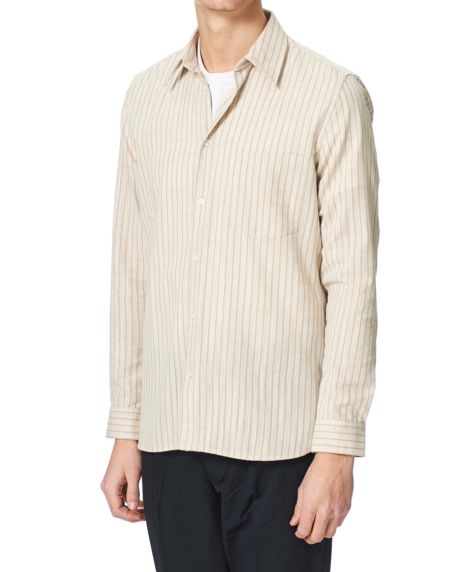 Homme | Chemises | Samsøe Samsøe | Samsøe & Samsøe Liam Cotton Linen Shirt Pure Cashmere