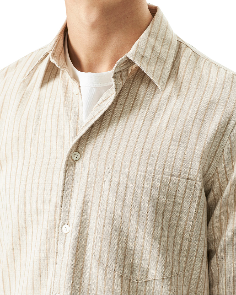 Homme | Chemises | Samsøe Samsøe | Samsøe & Samsøe Liam Cotton Linen Shirt Pure Cashmere