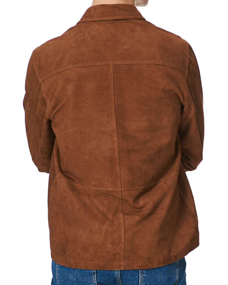 Homme | Chemises | Samsøe Samsøe | Samsøe & Samsøe Ruffo Suede Overshirt Emperador