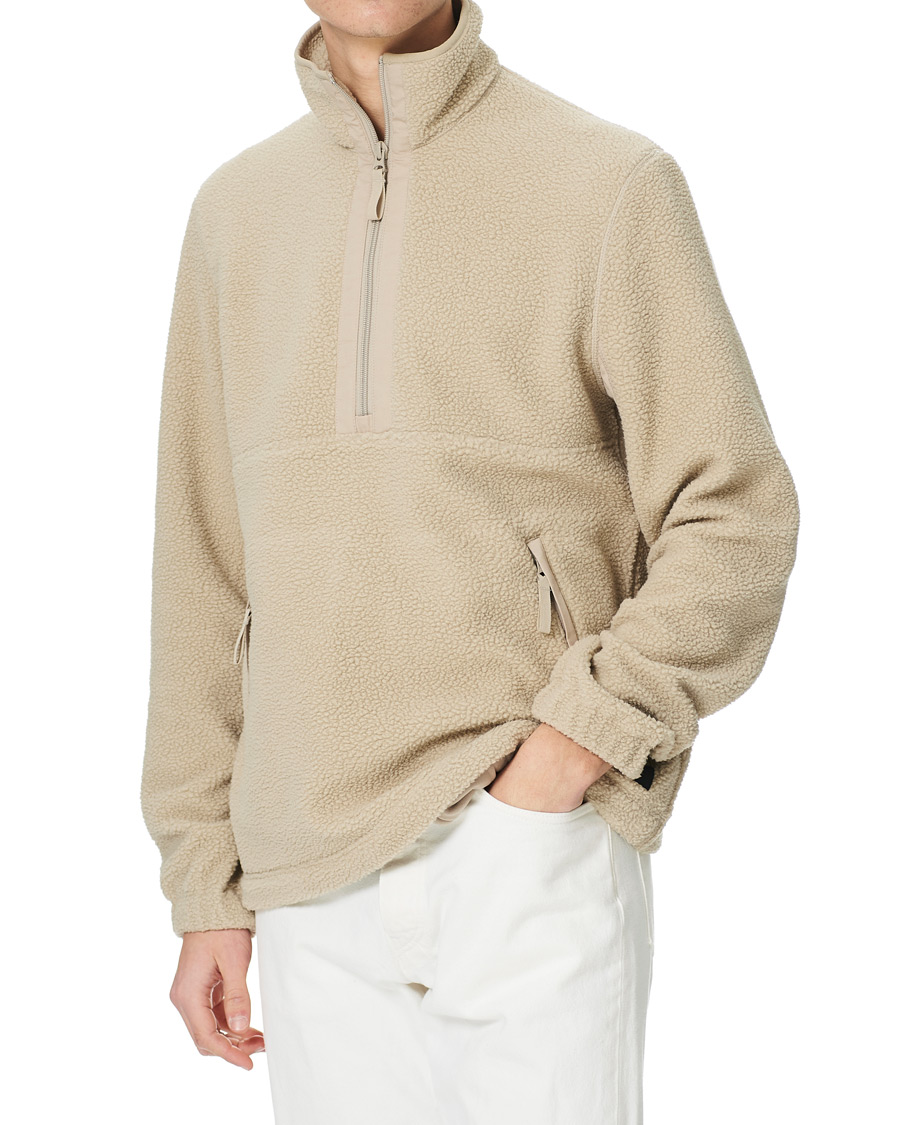 Homme | Manteaux Et Vestes | Samsøe Samsøe | Samsøe & Samsøe Rune Recycle Half Zip Pure Cashmere