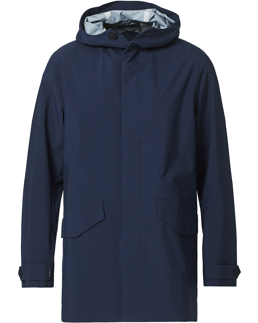 Homme | Manteaux Et Vestes | Save The Duck | Mackintosh Co-Lab John Coat Navy Blue