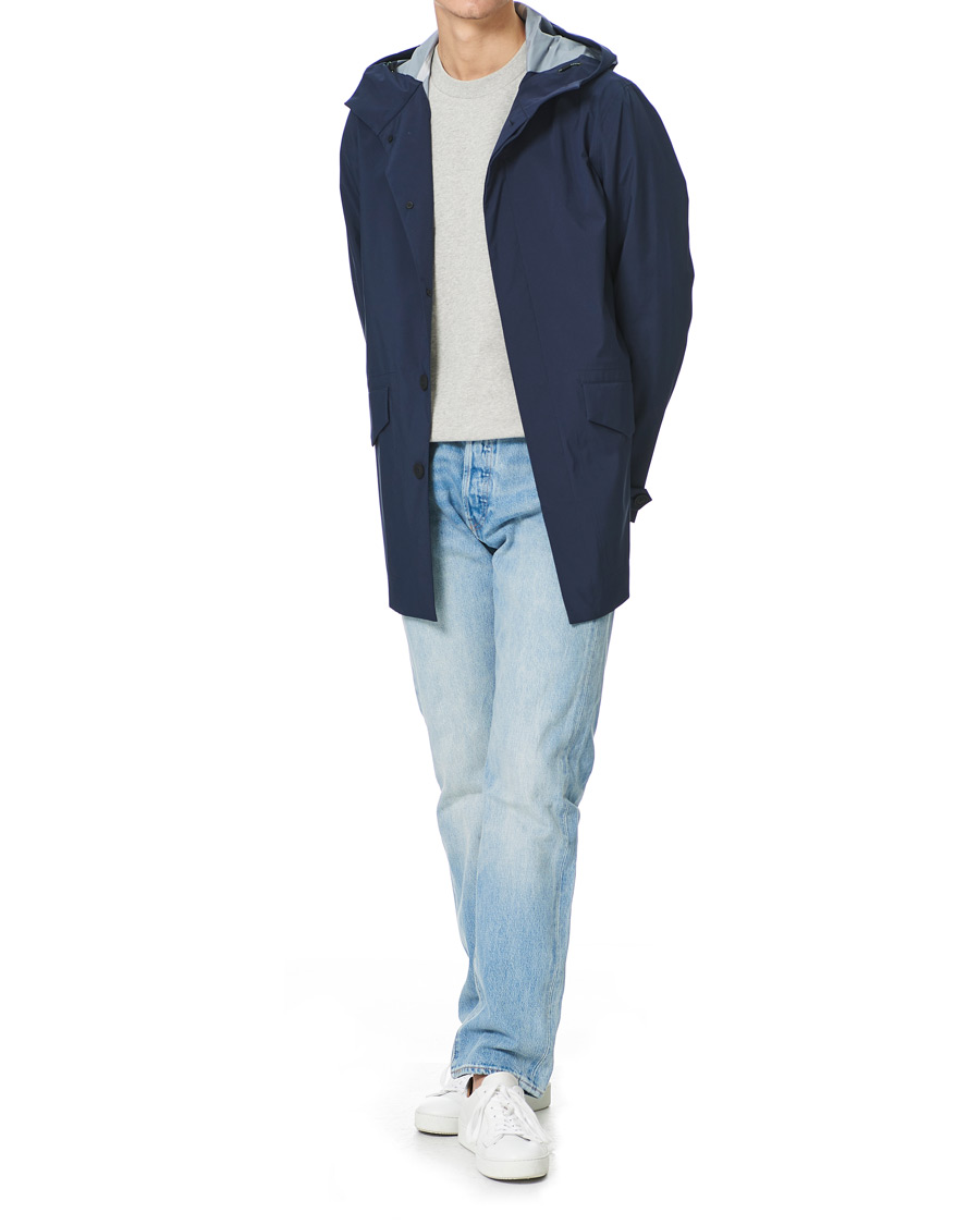 Homme | Manteaux Et Vestes | Save The Duck | Mackintosh Co-Lab John Coat Navy Blue