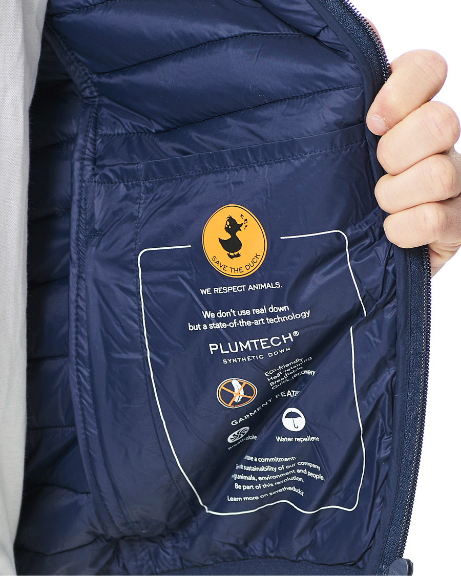 Homme | Manteaux Et Vestes | Save The Duck | Lewis Lightweight Matt Padded Jacket Navy Blue