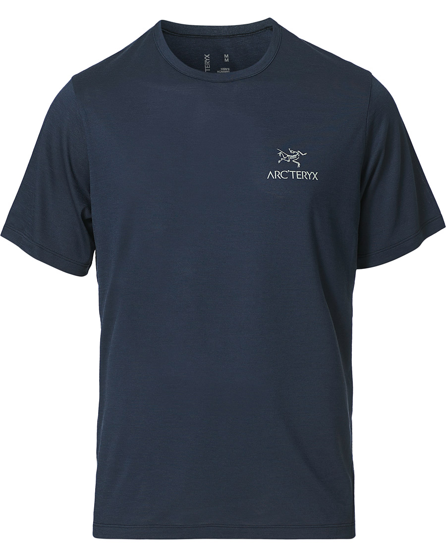Homme | T-shirts | Arc'teryx | Arc´Logo Emblem Wool T-shirt Black Sapphire