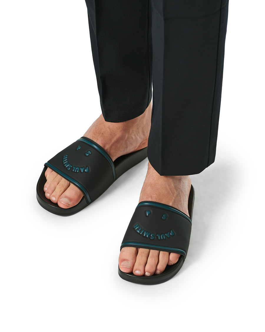 Homme | PS Paul Smith Summit Slides Black | PS Paul Smith | Summit Slides Black