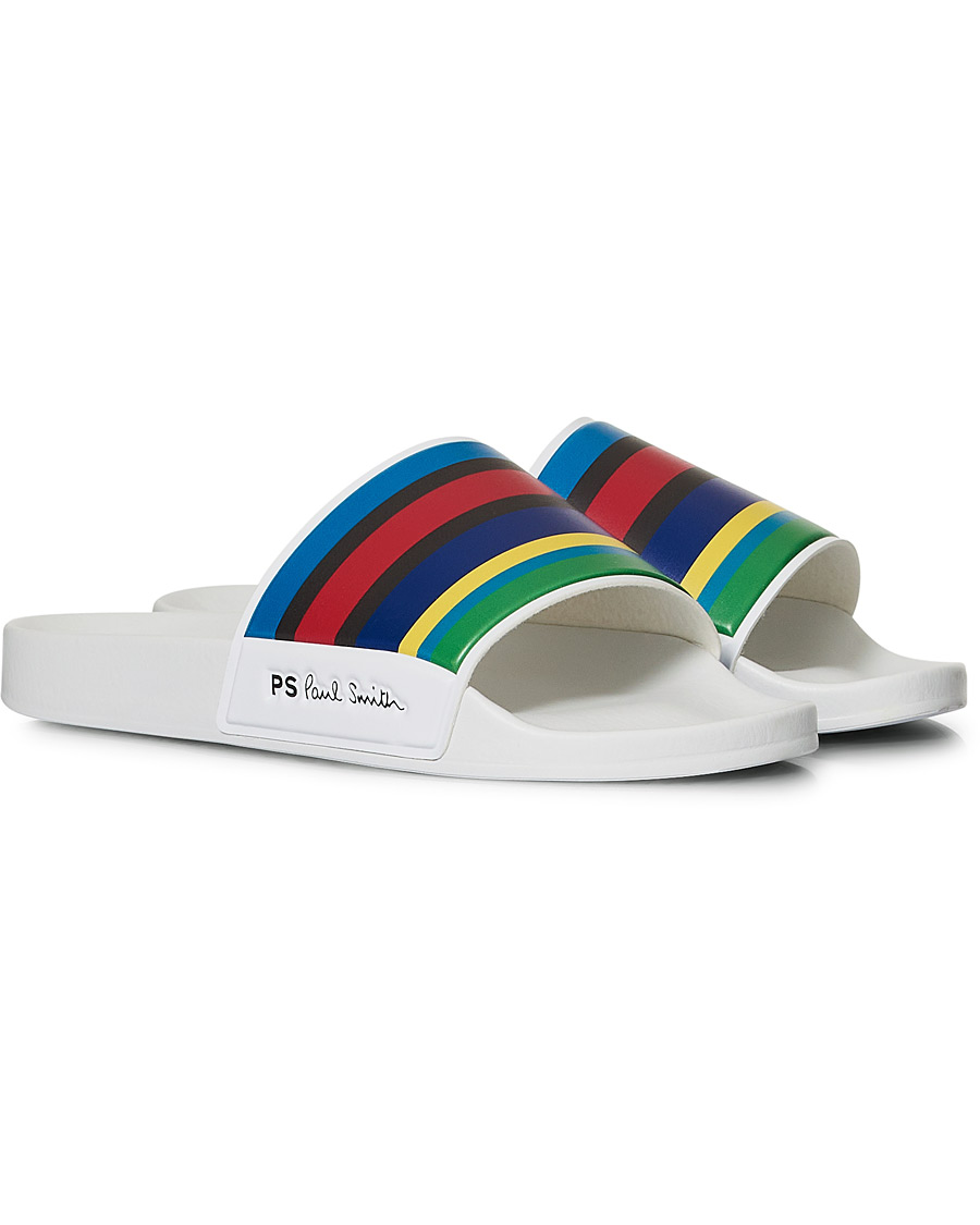 Homme | PS Paul Smith Summit Slides White | PS Paul Smith | Summit Slides White