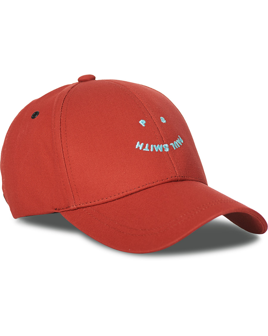 Heren | PS Paul Smith Happy Cap Red | PS Paul Smith | Happy Cap Red