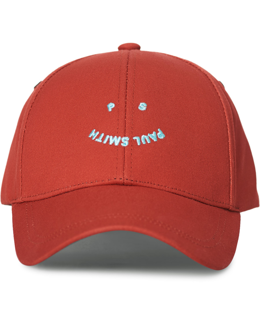 Heren | PS Paul Smith Happy Cap Red | PS Paul Smith | Happy Cap Red