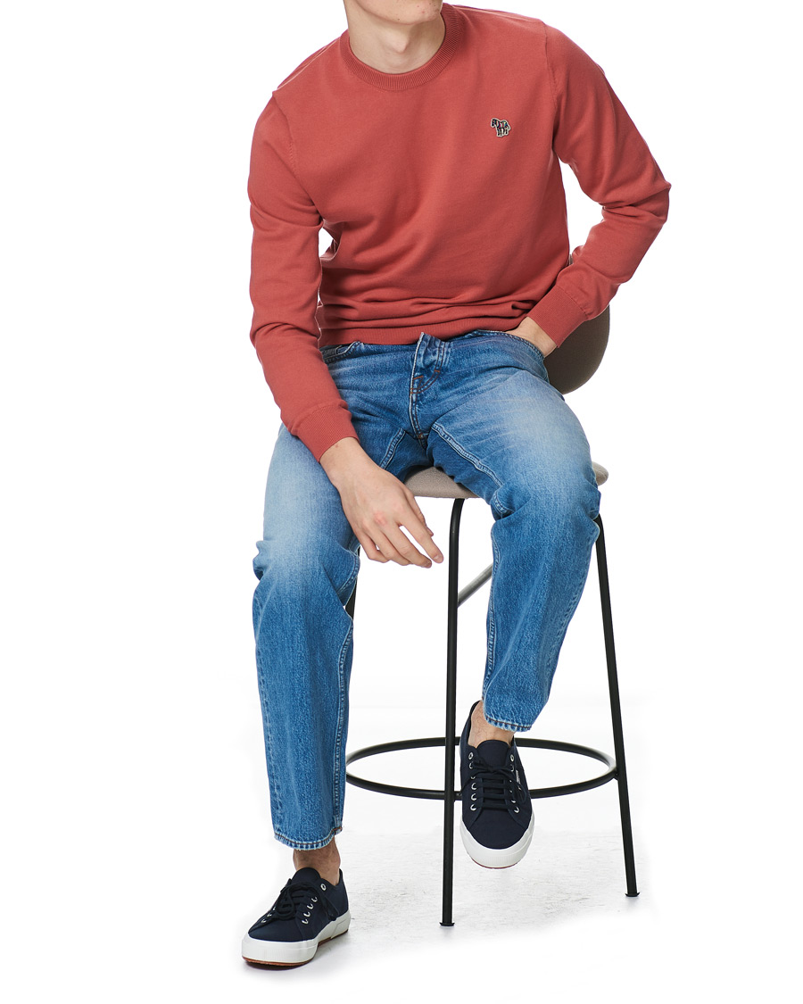 Homme | Pulls Et Tricots | PS Paul Smith | Zebra Crew Neck Pullover Red