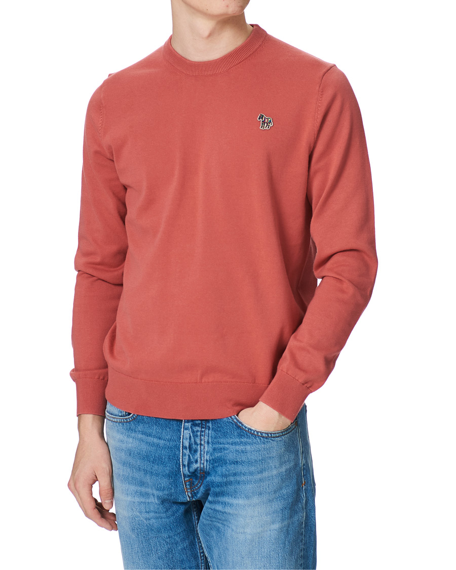 Homme | Pulls Et Tricots | PS Paul Smith | Zebra Crew Neck Pullover Red