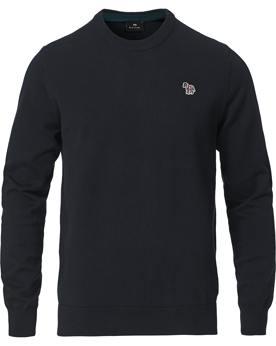 Homme | Pulls Et Tricots | PS Paul Smith | Zebra Crew Neck Pullover Black