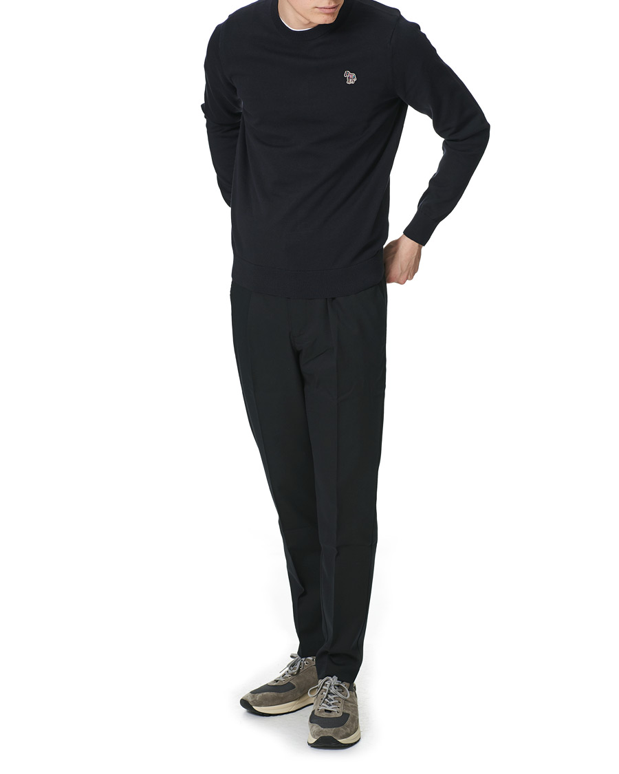Homme | Pulls Et Tricots | PS Paul Smith | Zebra Crew Neck Pullover Black