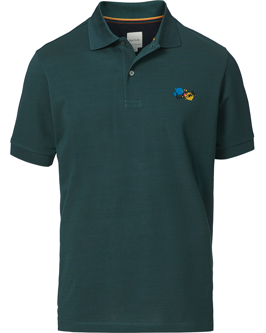 Homme | Polos | Paul Smith | Paint Polo Green