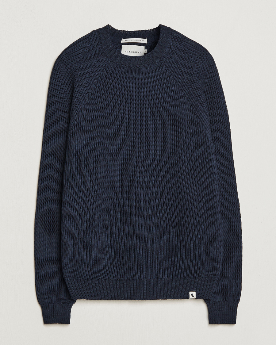 Homme | Pulls Et Tricots | Peregrine | Harry Organic Cotton Sweater Navy