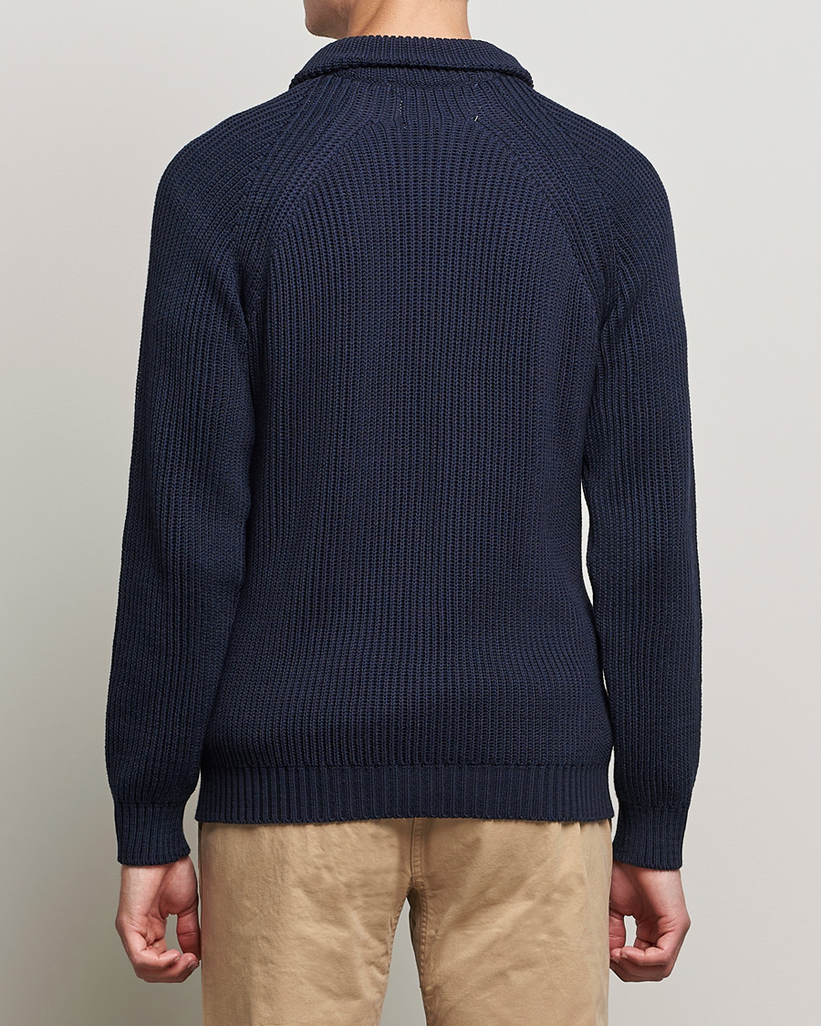 Homme | Pulls Et Tricots | Peregrine | Felix Quarter Zip Jumper Navy