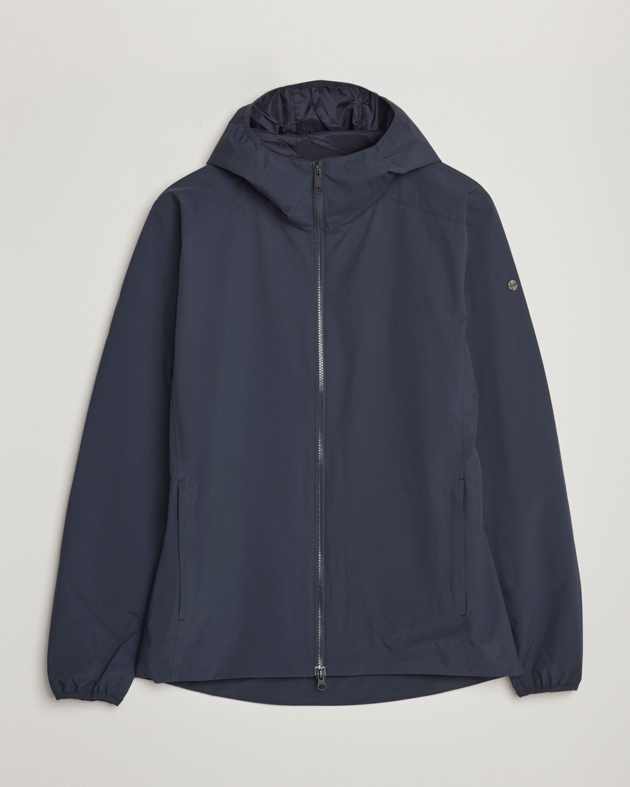 Heren | Jassen | Scandinavian Edition | Hood Waterproof Jacket Midnight Blue