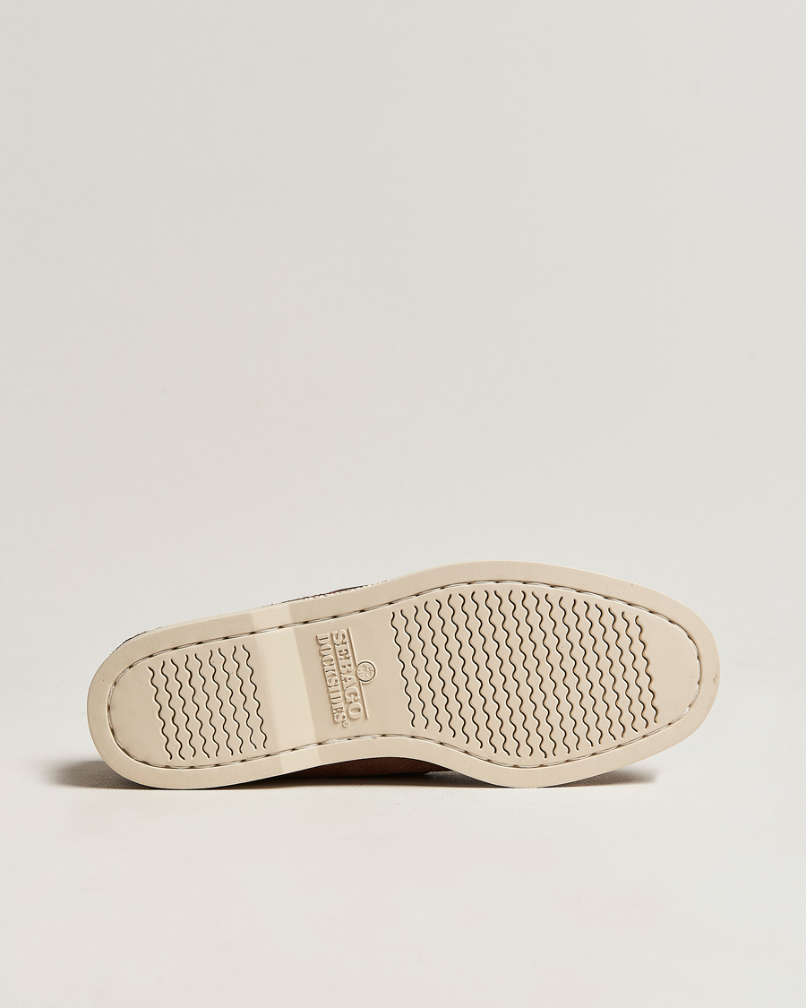 Homme | Chaussures Bateau | Sebago | Docksides Suede Boat Shoe Dark Brown