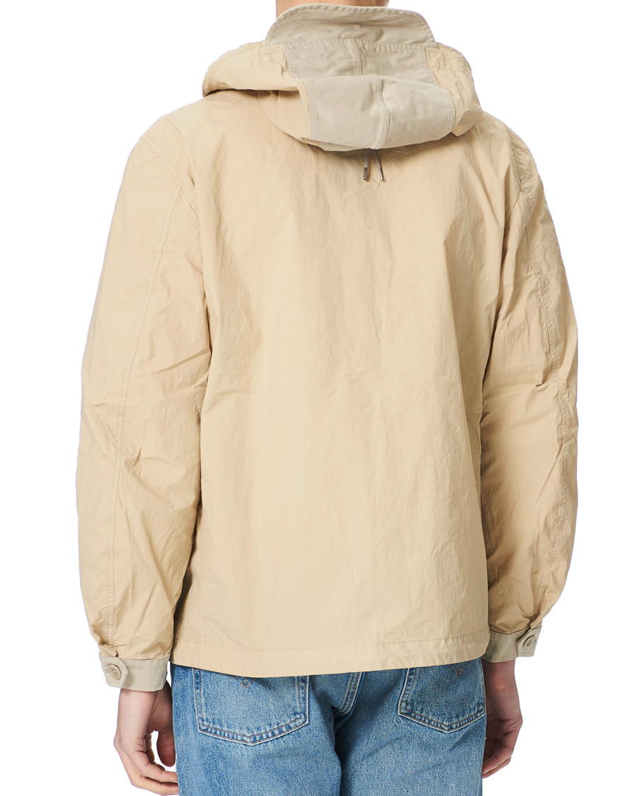 Homme | Manteaux Et Vestes | Ten c | Garment Dyed Nylon Hood Jacket Beige