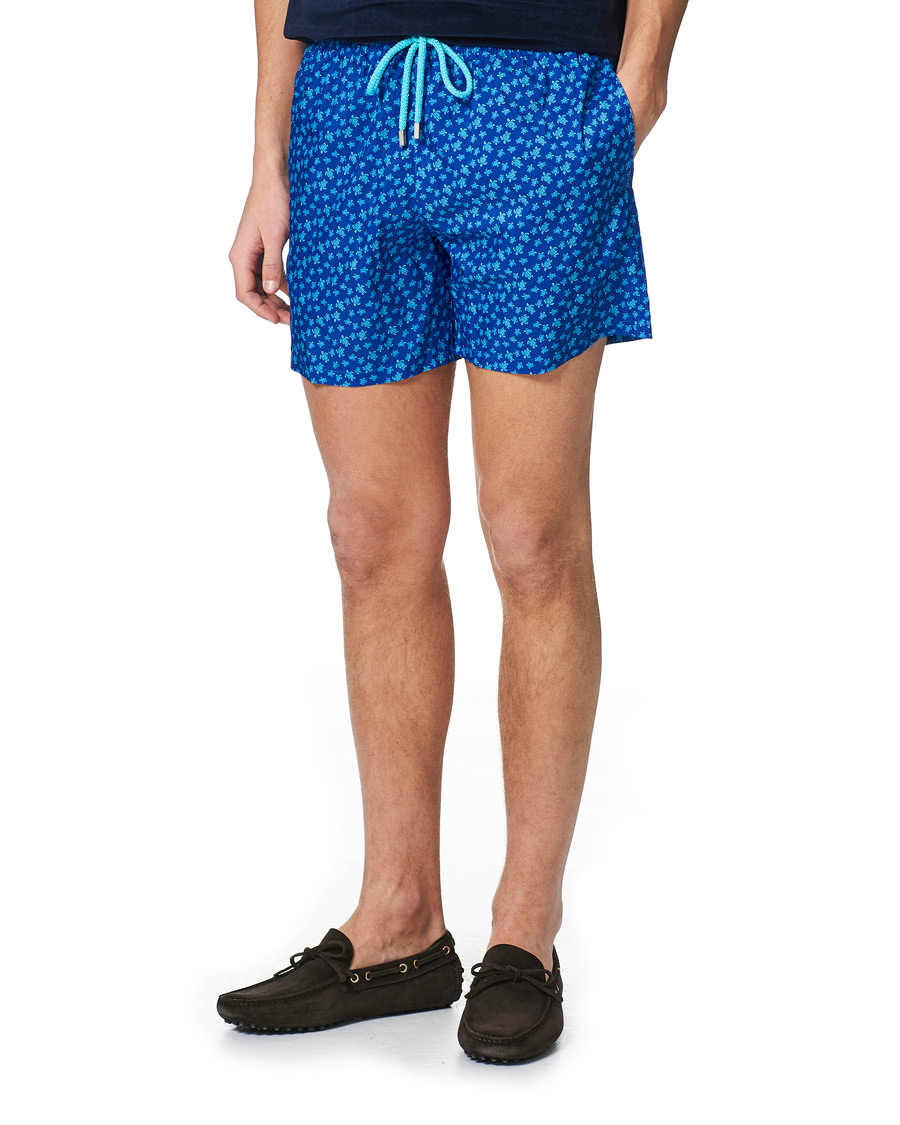 Homme | Maillots De Bain | Vilebrequin | Mahina Swim Shorts Blue De Mar