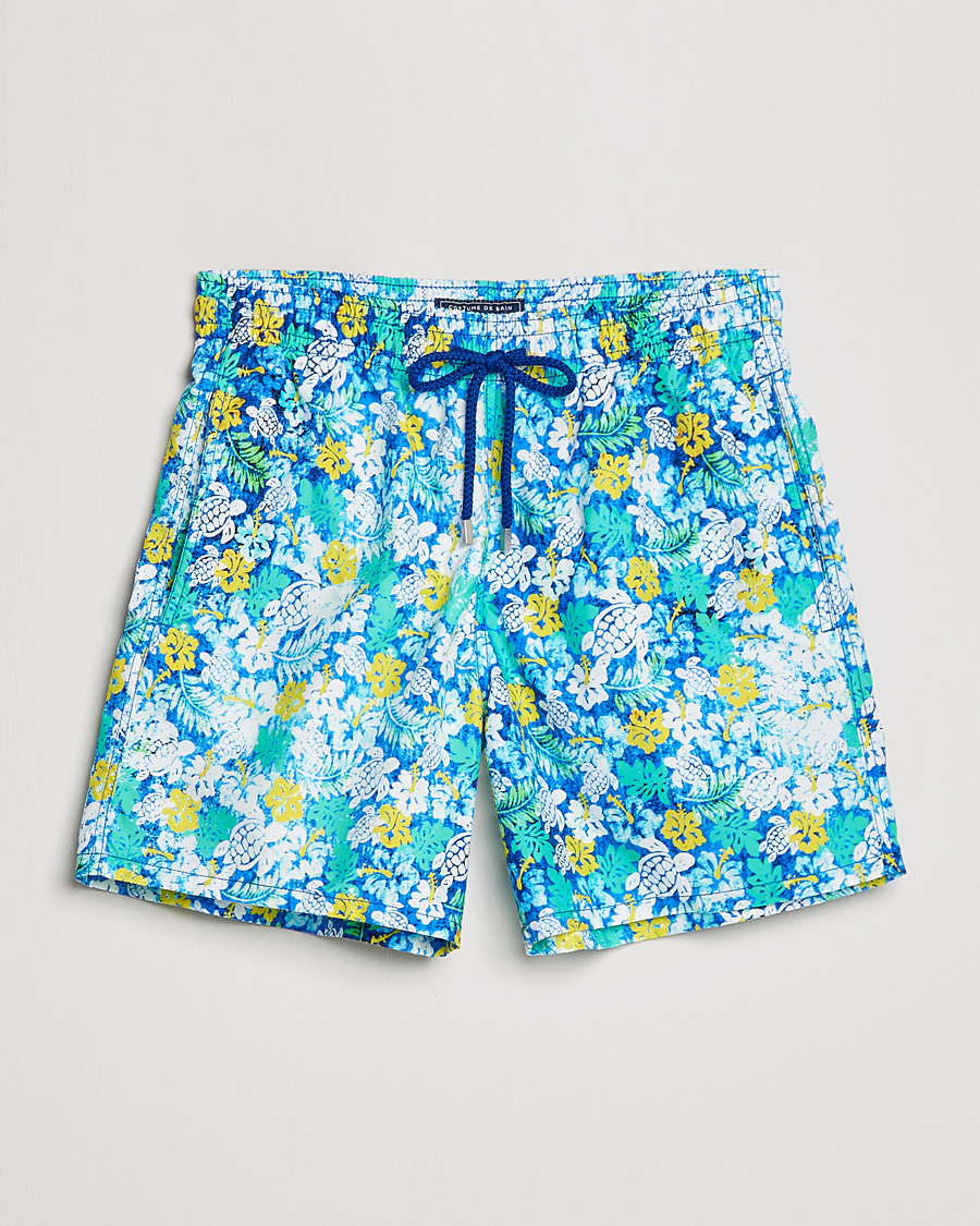 Heren | Zwembroek | Vilebrequin | Moorea Swim Shorts Blue Lazuli