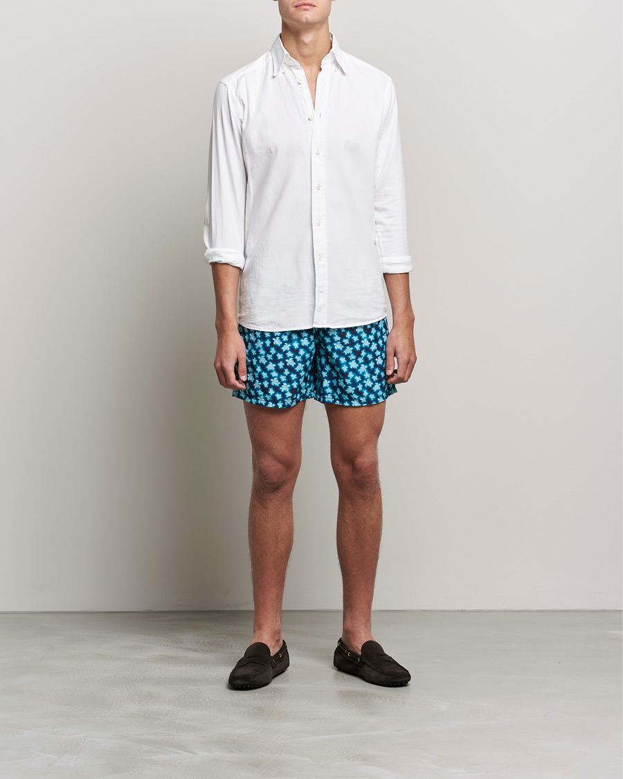 Heren | Zwembroek | Vilebrequin | Moorea Swim Shorts Bleu Marine