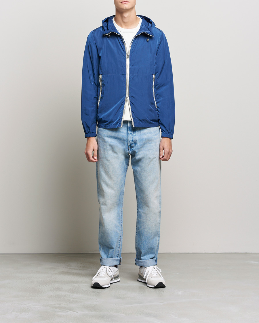 Homme | Manteaux Et Vestes | Woolrich | Crinikle Windbreaker Jacket Horizon Navy