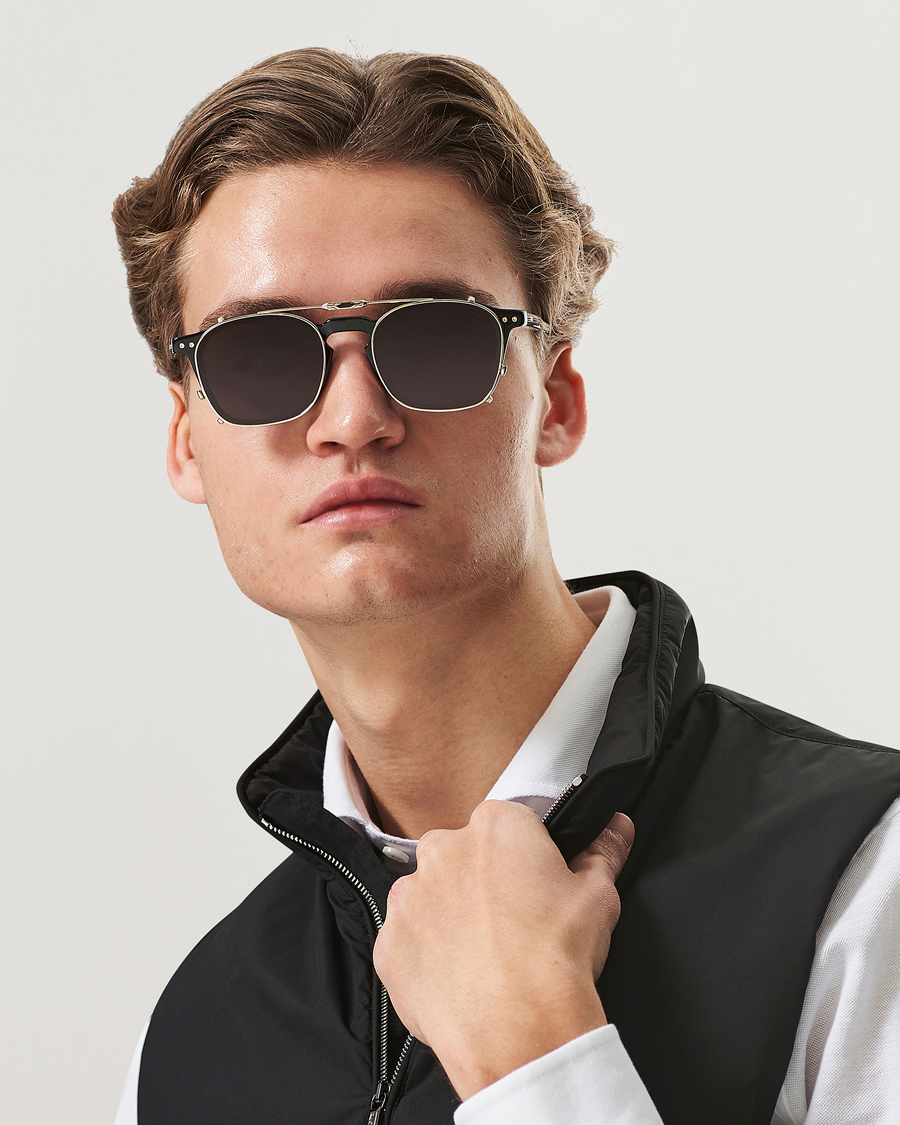Homme | Brioni BR0097S Sunglasses Black/Grey | Brioni | BR0097S Sunglasses Black/Grey