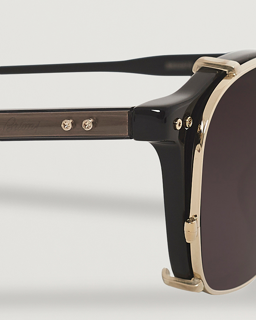 Homme | Brioni BR0097S Sunglasses Black/Grey | Brioni | BR0097S Sunglasses Black/Grey