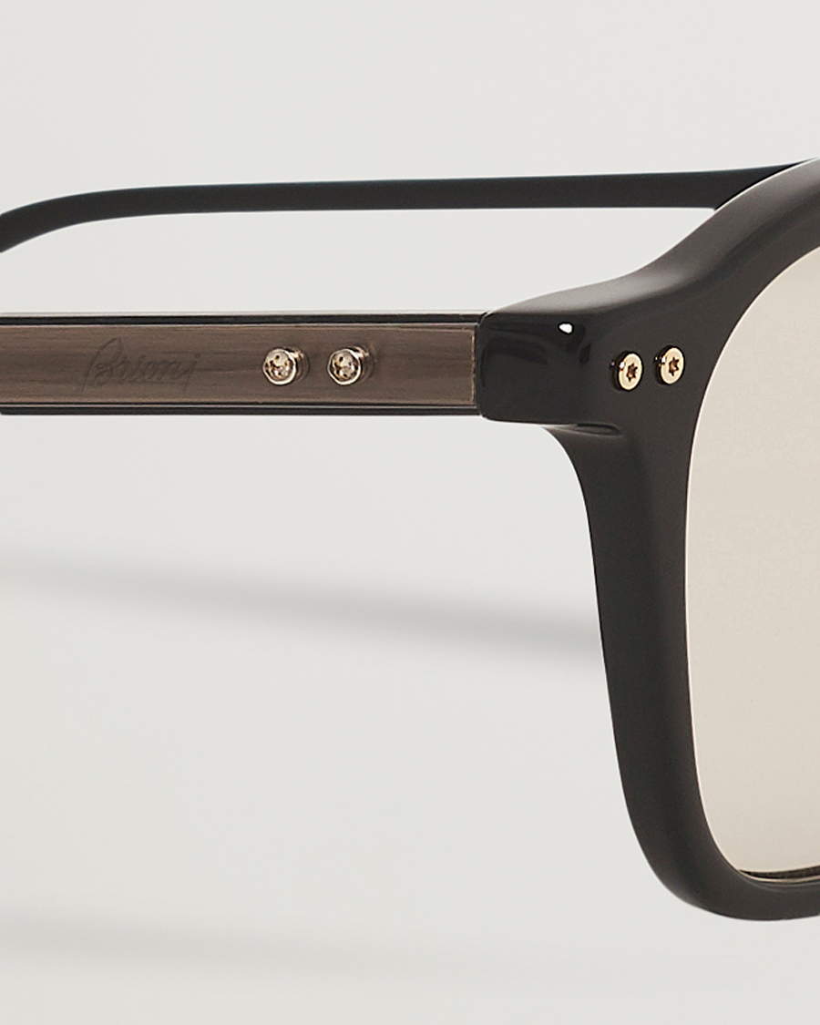 Homme | Brioni BR0097S Sunglasses Black/Grey | Brioni | BR0097S Sunglasses Black/Grey