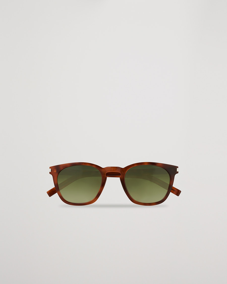 Homme | Saint Laurent SL28 Sunglasses Havana/Green | Saint Laurent | SL28 Sunglasses Havana/Green