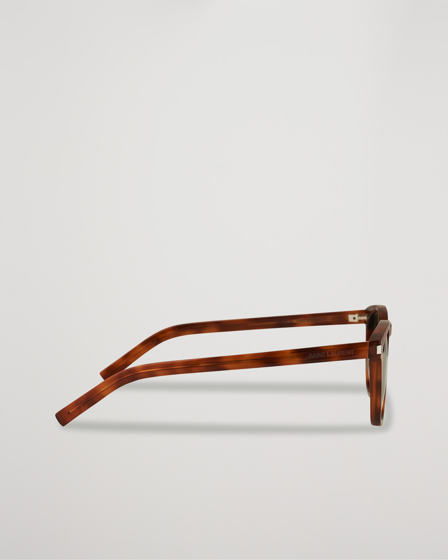 Homme | Saint Laurent SL28 Sunglasses Havana/Green | Saint Laurent | SL28 Sunglasses Havana/Green