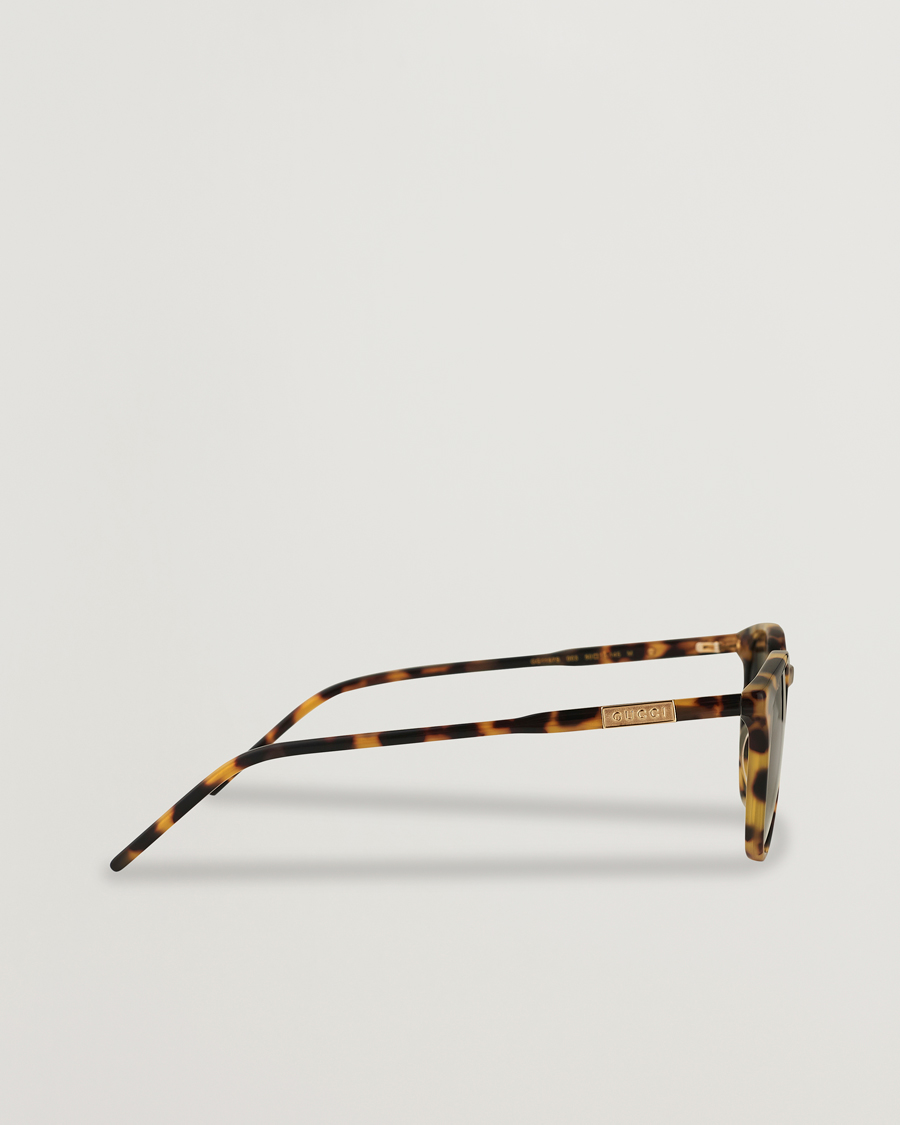 Homme | Gucci GG1157S Sunglasses Havana/Green | Gucci | GG1157S Sunglasses Havana/Green