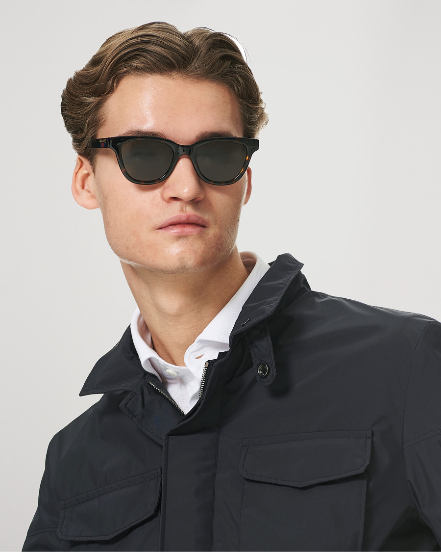 Homme | Gucci GG1116S Sunglasses Havana/Green | Gucci | GG1116S Sunglasses Havana/Green