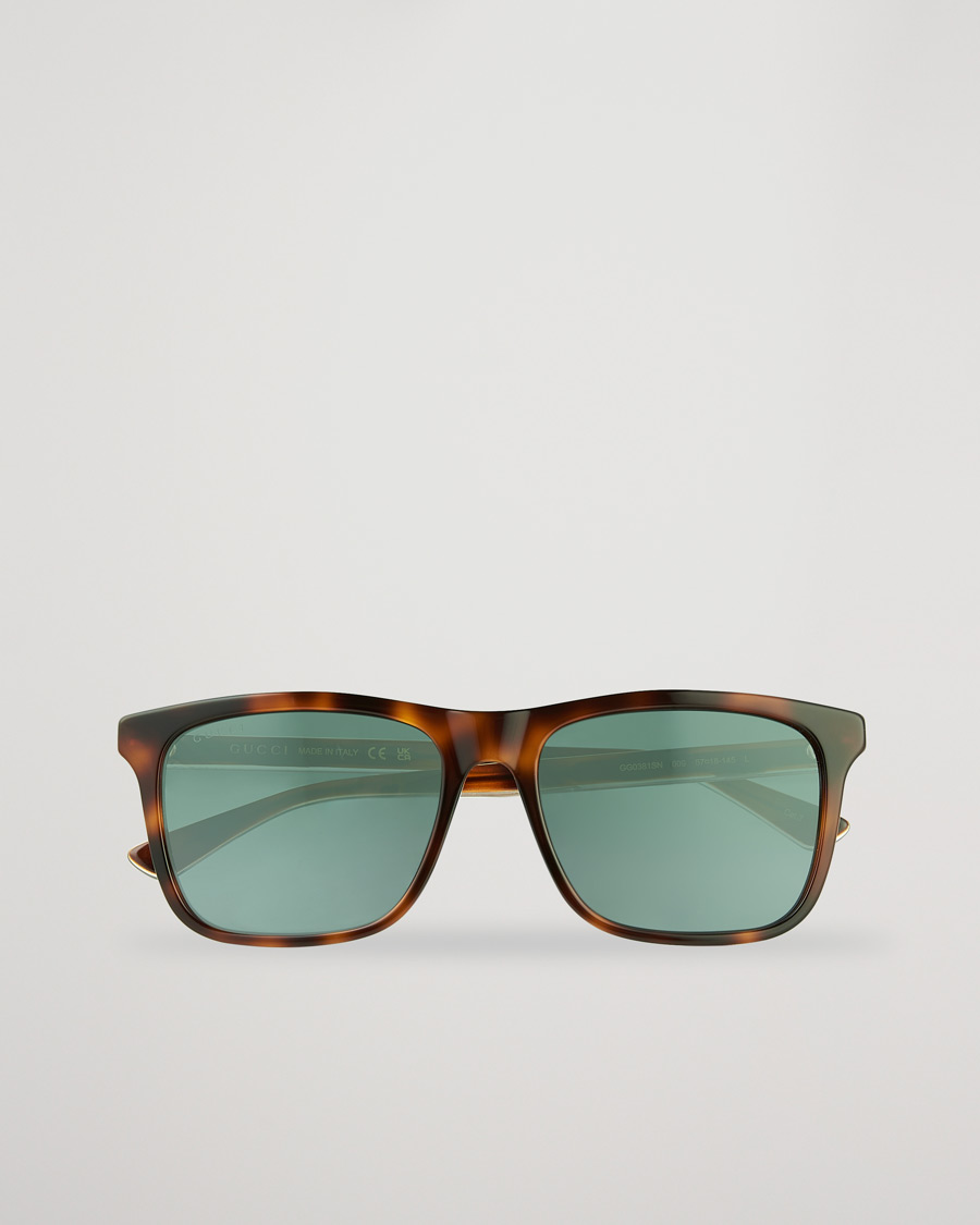 Homme | Gucci GG0381SN Sunglasses Havana/Blue | Gucci | GG0381SN Sunglasses Havana/Blue