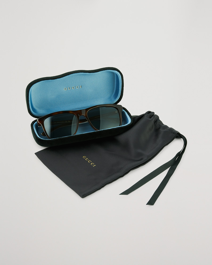 Homme | Gucci GG0381SN Sunglasses Havana/Blue | Gucci | GG0381SN Sunglasses Havana/Blue