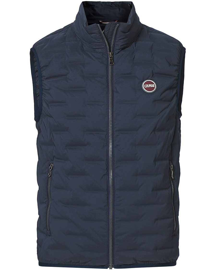 Heren | Jassen | Colmar | Lightweight Square Vest Navy