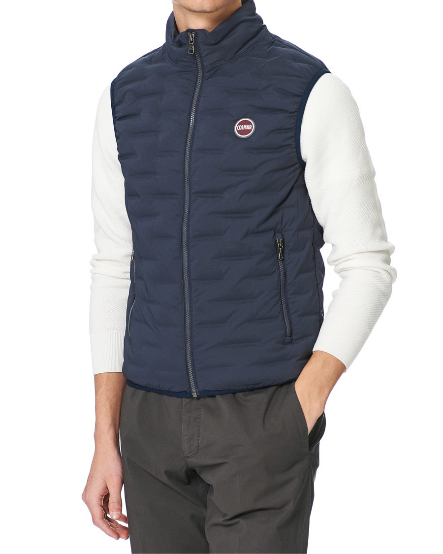 Heren | Jassen | Colmar | Lightweight Square Vest Navy